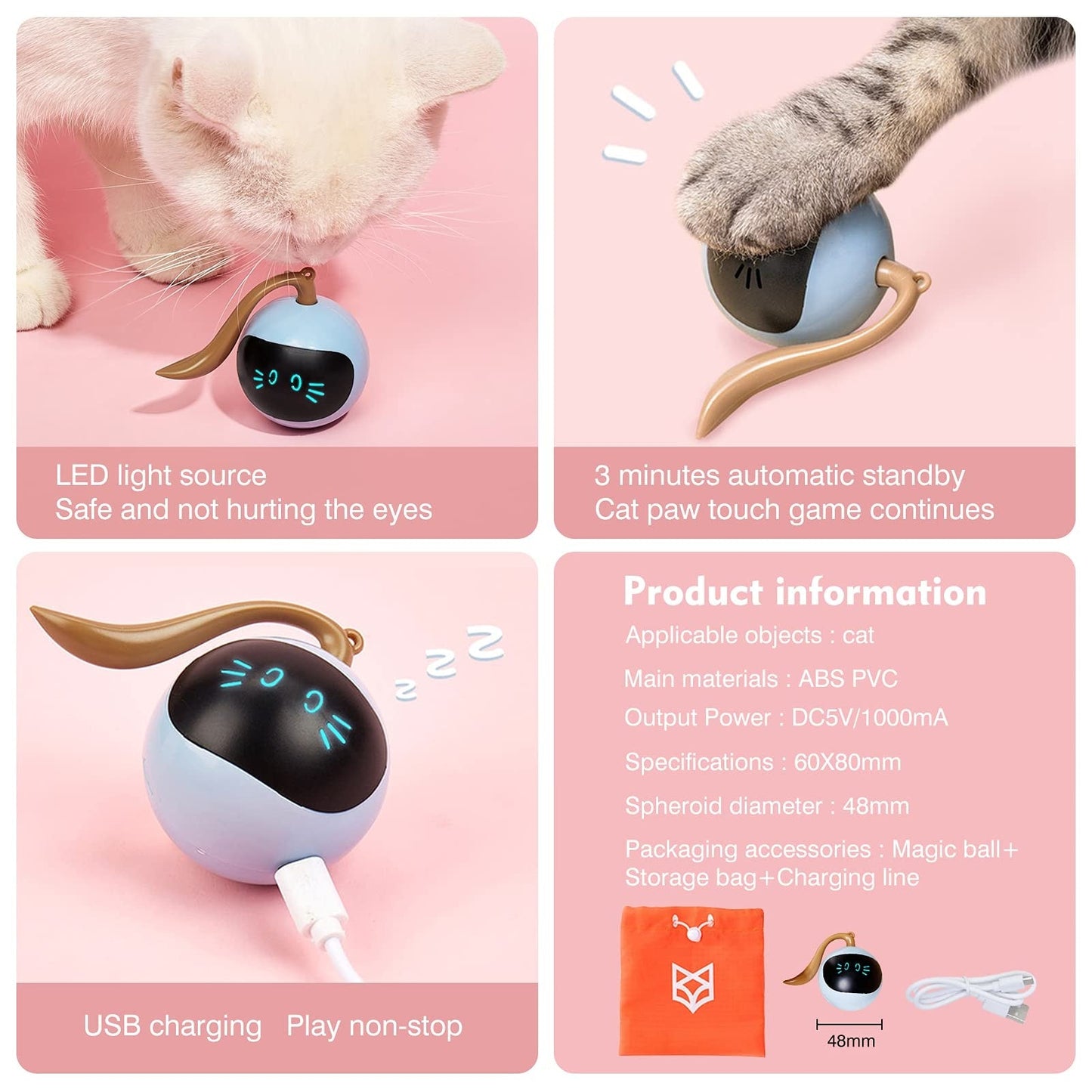 Automatic Cat Ball Toy