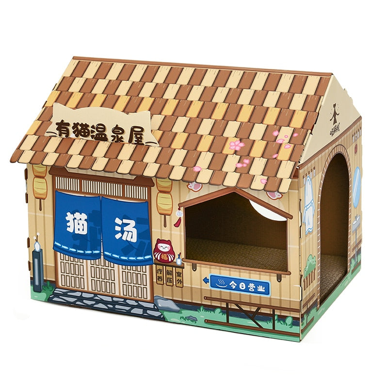 Japanese cat house