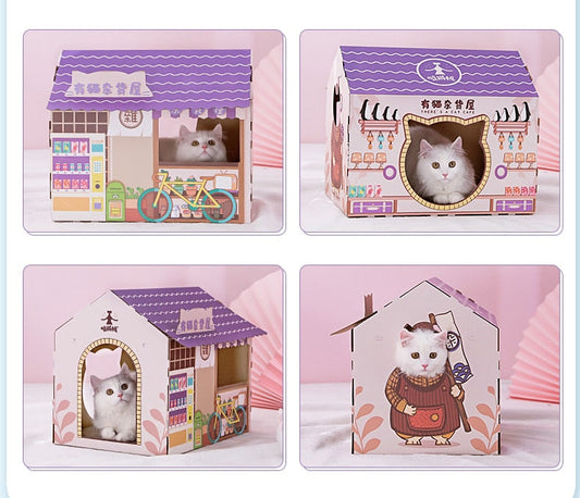 Japanese cat house