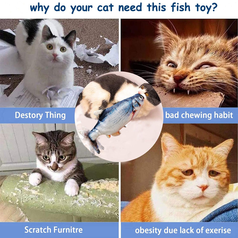 Moving Fish Toy for Cat