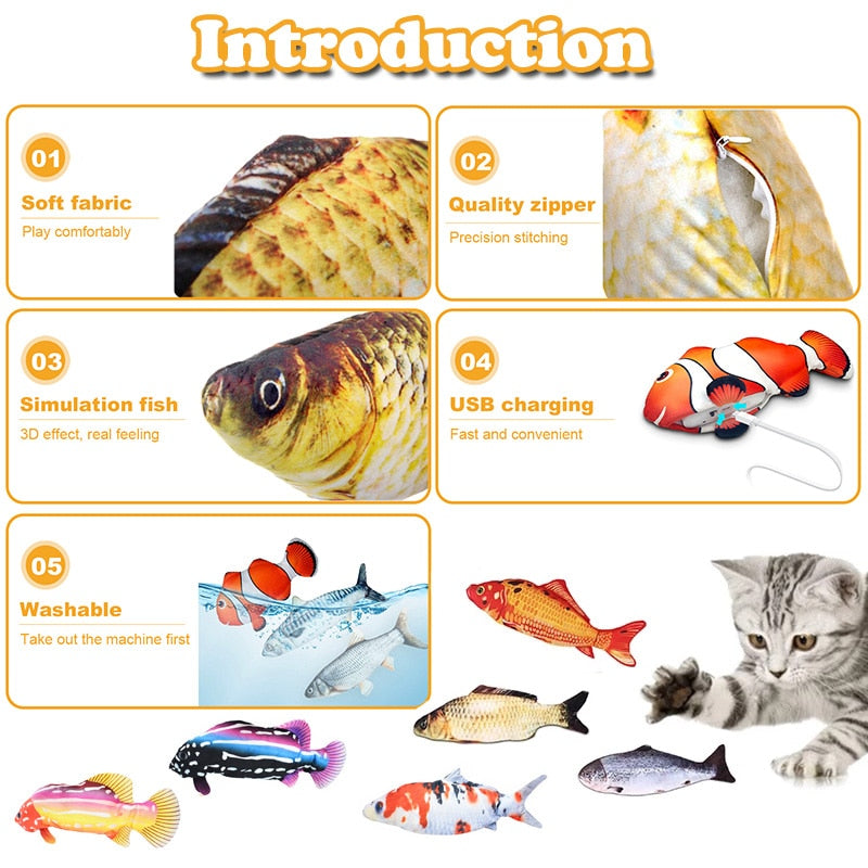 Moving Fish Toy for Cat